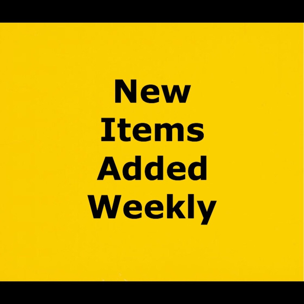 New items are added weekly😁